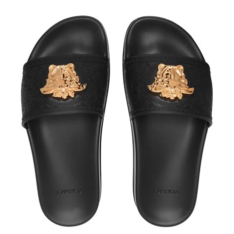 customer reviews on versace pool side shoes|versace slides for women.